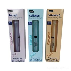 Serum Under Eye Roller Set - Retinol, Collagen, Vitamin C